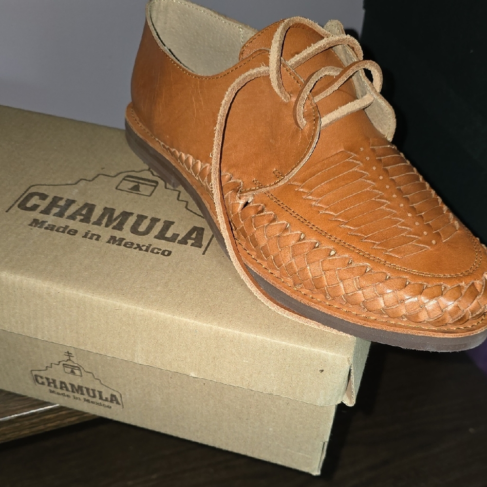 Brown Leather Slip-On Loafers